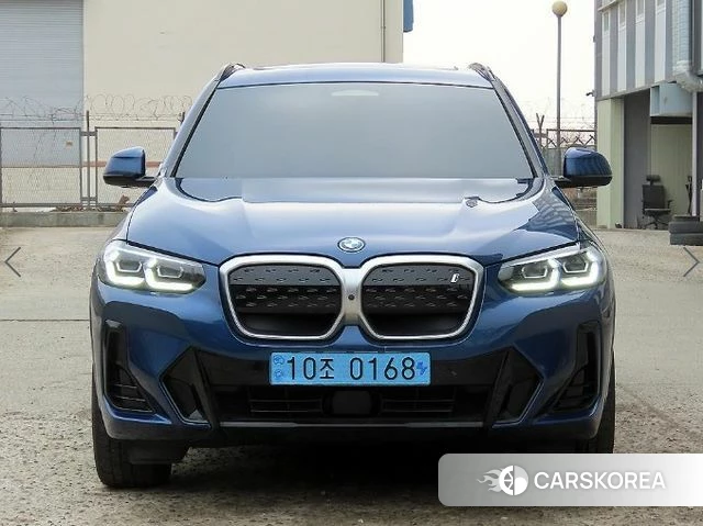 BMW iX3 2022 Синий из Кореи