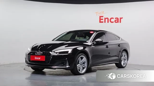 Audi A5 (F5) 2023 Черный из Кореи