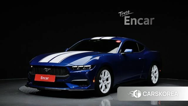 Ford Mustang 7th Generation 2024 Синий из Кореи