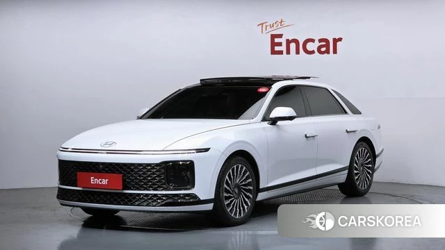 Hyundai Grandeur Hybrid (GN7) 2023 Белый из Кореи