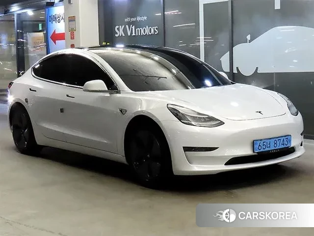 Tesla Model 3 2020 Белый из Кореи