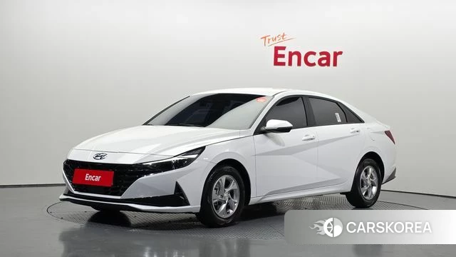 Hyundai Avante (CN7) 2023 Белый из Кореи