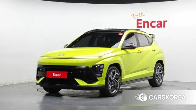 Hyundai Kona (SX2) 2023 Светло-зеленый из Кореи