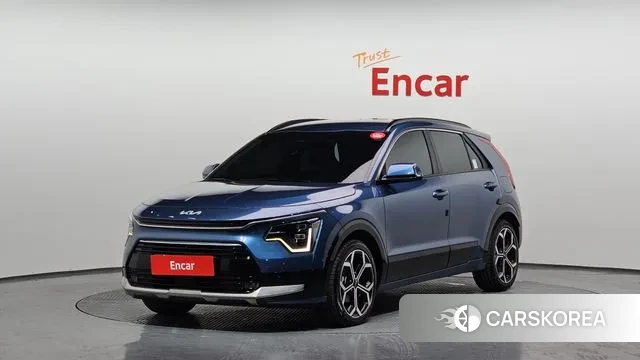 Kia Di Ol Nu Niro 2022 Синий из Кореи