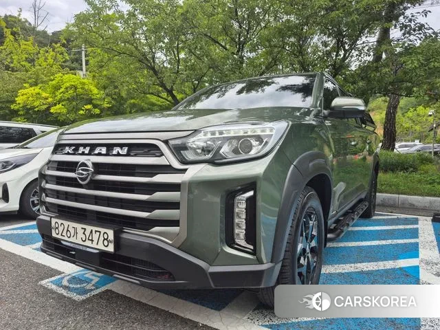 Ssangyong The New Rexton Sports Cannes 2021 Темно-зеленый из Кореи