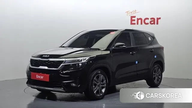 Kia Seltos 2021 Черный из Кореи