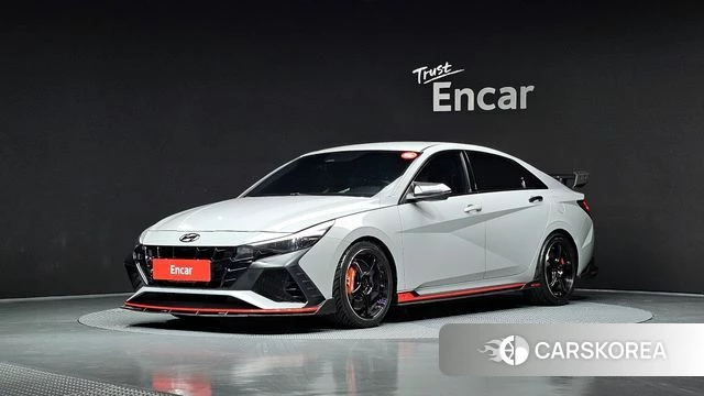 Hyundai Avante (CN7) 2021 Серебристо-серый из Кореи