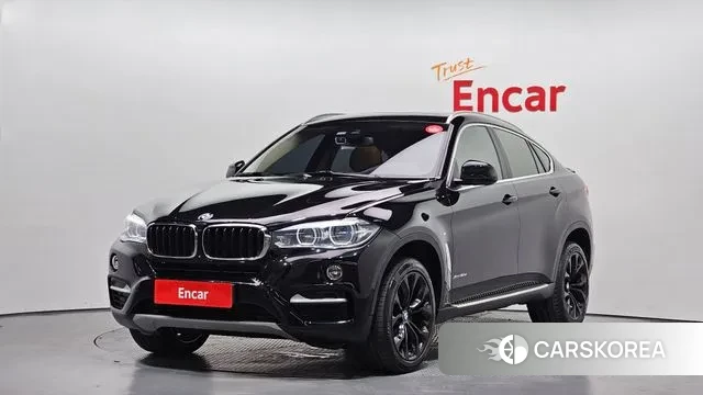 BMW X6 (F16) 2018 Черный из Кореи