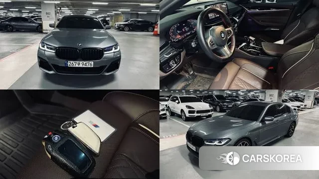 BMW 5 Series (G30) 2023 Серый из Кореи