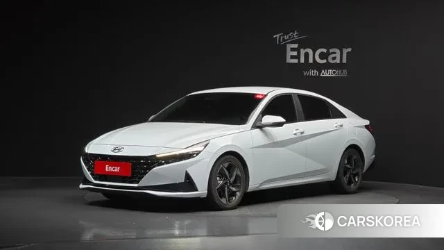Hyundai Avante (CN7) 2022 Белый из Кореи