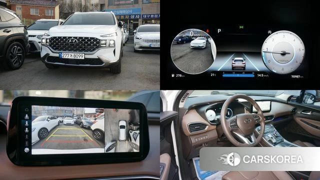 Hyundai The New Santa Fe 2023 Белый из Кореи