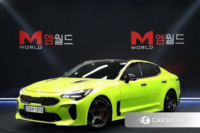 Kia Stinger Meister 2021 Красный из Кореи