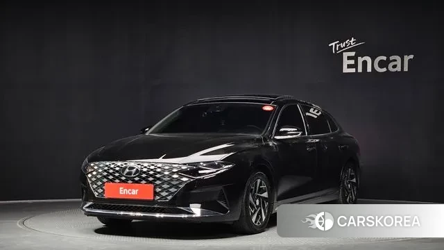 Hyundai The New Grandeur IG Hybrid 2022 Черный из Кореи
