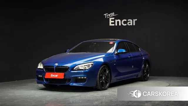 BMW 6 Series (F12) 2018 Синий из Кореи