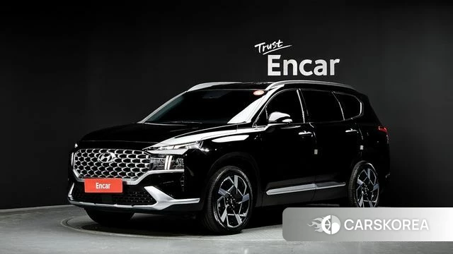 Hyundai The New Santa Fe 2021 Черный из Кореи