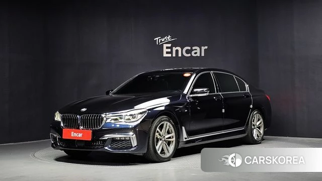 BMW 7 Series (G11) 2018 Синий из Кореи