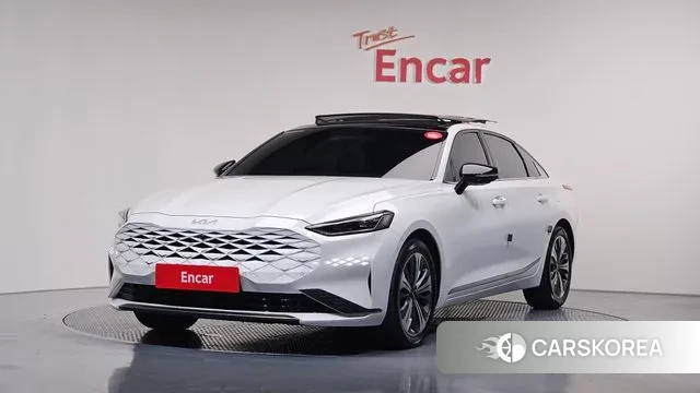 Kia K8 Hybrid 2021 Белый из Кореи