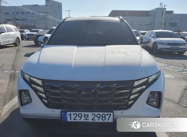 Hyundai Tucson (NX4) 2021 Белый из Кореи