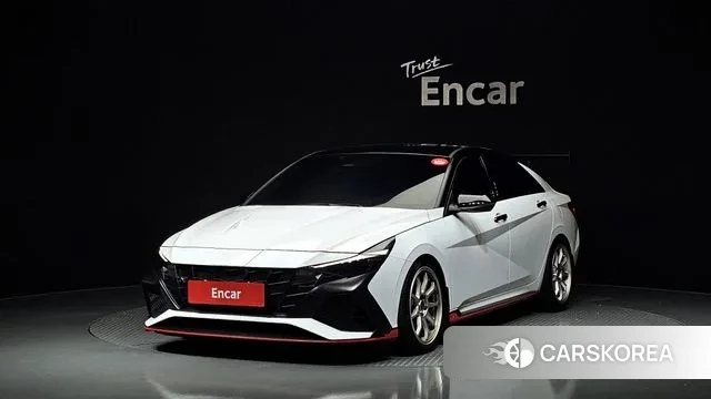 Hyundai Avante (CN7) 2021 Белый из Кореи