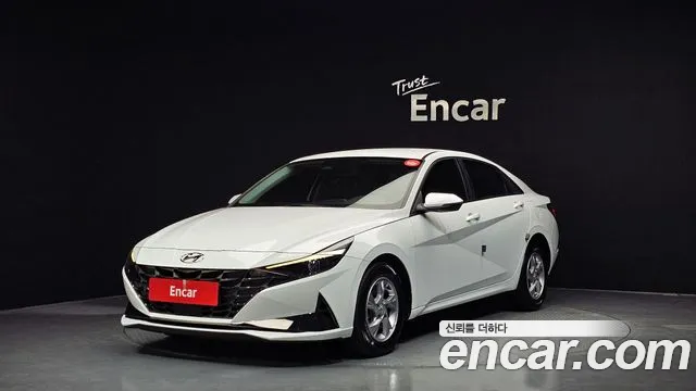 Hyundai Avante (CN7) 2021 Белый из Кореи