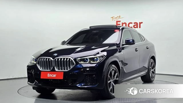 BMW X6 (G06) 2023 Синий из Кореи