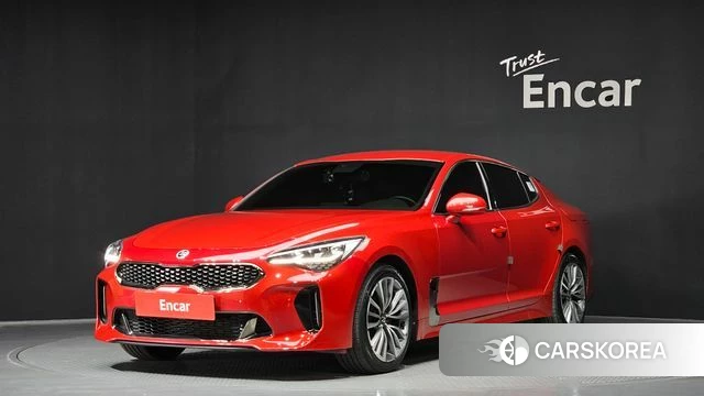 Kia Stinger 2019 Красный из Кореи