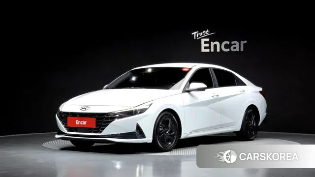 Hyundai Avante (CN7) 2022 Белый из Кореи