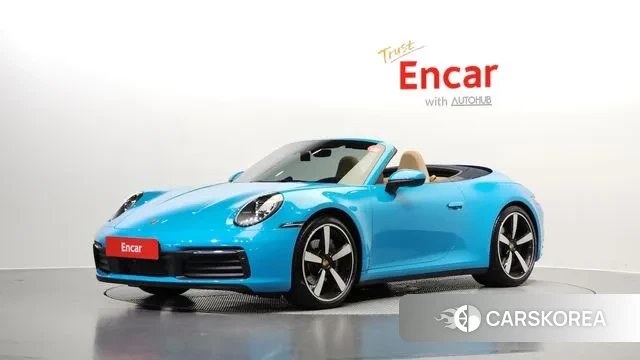 Porsche 911(992) 2020 Небесно-голубой из Кореи