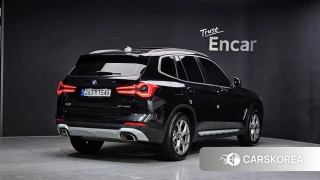 BMW X3 (G01) 2022 Черный из Кореи