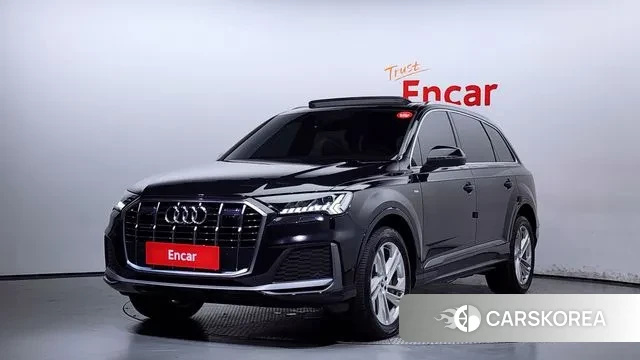 Audi Q7 (4M) 2021 Черный из Кореи