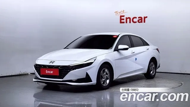 Hyundai Avante (CN7) 2020 Белый из Кореи