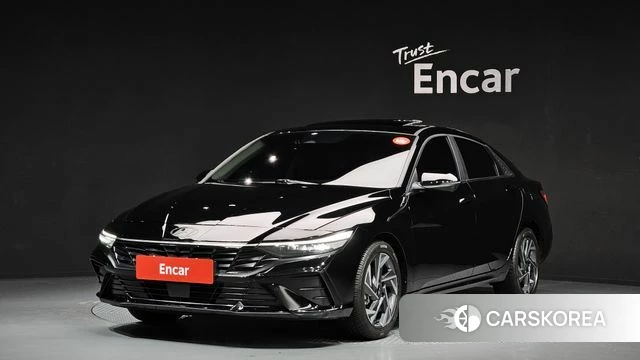 Hyundai The New Avante (CN7) 2023 Черный из Кореи