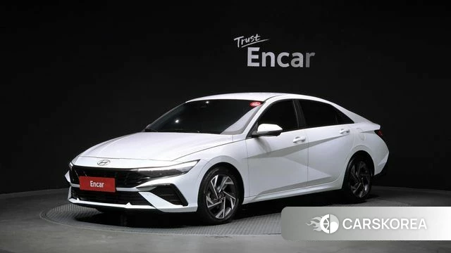 Hyundai The New Avante (CN7) 2023 Белый из Кореи