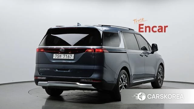 Kia Carnival 4th generation 2021 Небесно-голубой из Кореи