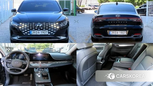 Hyundai The New Grandeur IG 2022 Черный из Кореи