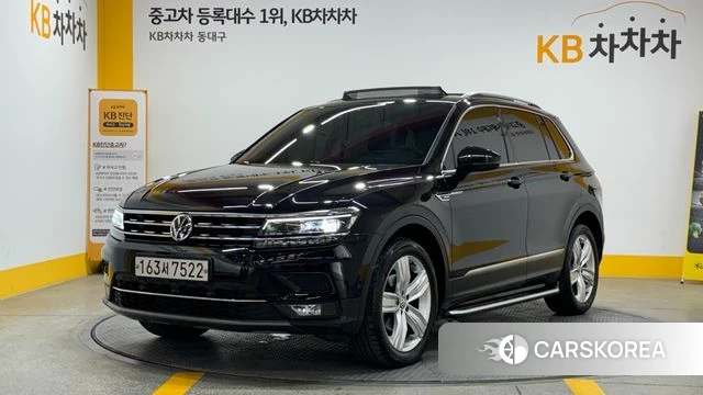 Volkswagen Tiguan second Generation 2020 Черный из Кореи