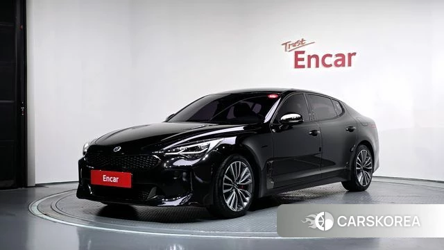 Kia Stinger 2018 Черный из Кореи