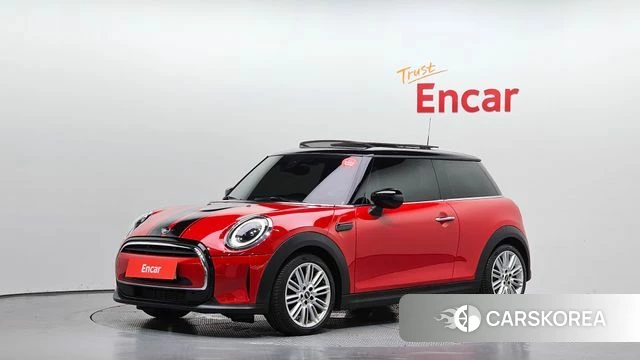 Mini Cooper 2021 Красный из Кореи