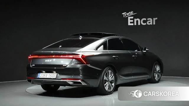 Kia K8 Hybrid 2021 Серый из Кореи