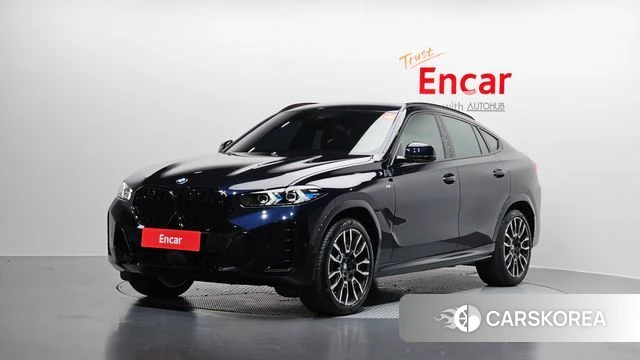 BMW X6 (G06) 2025 Черный из Кореи