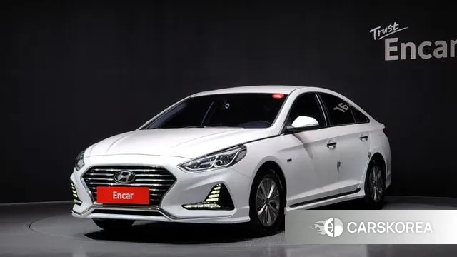 Hyundai Sonata New Rise Hybrid 2018 Белый из Кореи