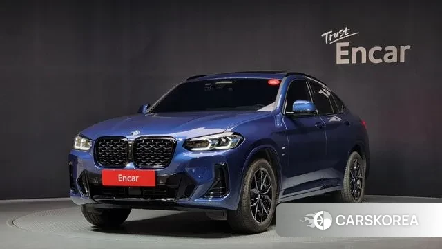 BMW X4 (G02) 2024 Синий из Кореи