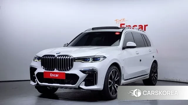 BMW X7 (G07) 2021 Белый из Кореи