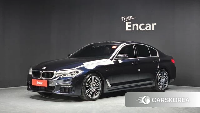 BMW 5 Series (G30) 2019 Синий из Кореи