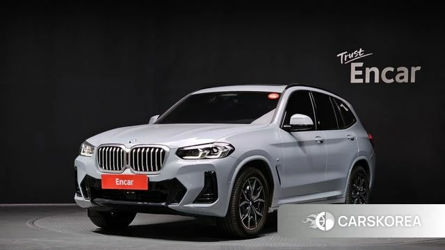 BMW X3 (G01) 2022 Светло-серебряный цвет из Кореи