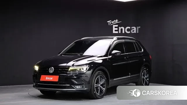 Volkswagen Tiguan second Generation 2020 Черный из Кореи