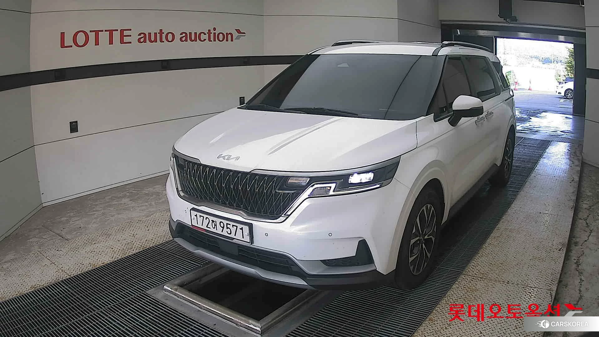 Kia Carnival 2023 Snow White Pearl (optional) из Кореи