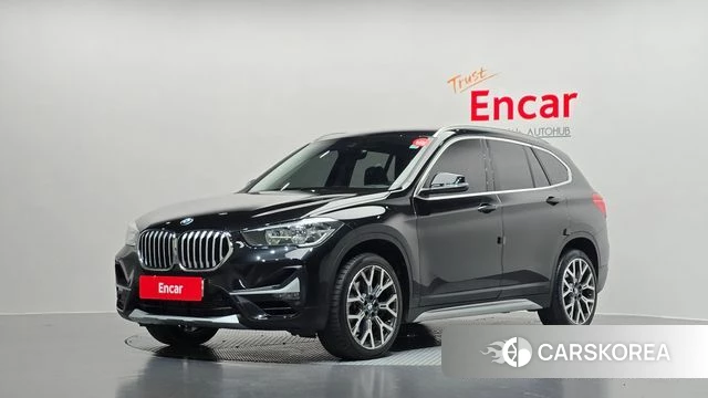 BMW X1 (F48) 2022 Черный из Кореи