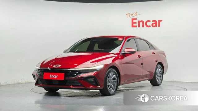 Hyundai The New Avante (CN7) 2023 Красный из Кореи