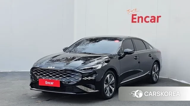 Kia K8 Hybrid 2021 Черный из Кореи